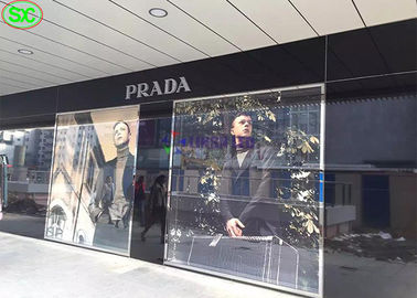 High Brightness Transparent LED Panel , Full Color Signage SMD2121