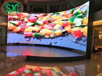 Rental LED wall indoor advertising LED display  p3.91 p4.81 flexible indoor advertising curved stage led screen