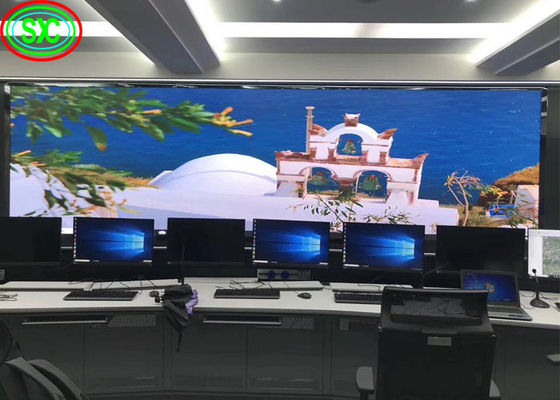 Fixed Installation Indoor LED Video Wall 4 P5 P6 Wide Viewing Angle Without Ghosting indoor full color led display