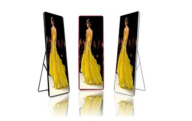Floor Standing LED Mirror Screen Digital Signage Full Color Waterproof Display LED Poster