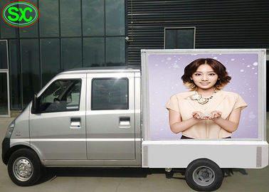 Outdoor Mobile Truck LED Display , Rental Led Mobile Screen P4 5 Years Warranty