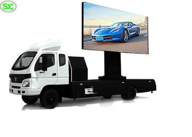 P4 High Brightness Mobile Truck LED Display 1R1G1B Tube Chip Iron/Steel Case