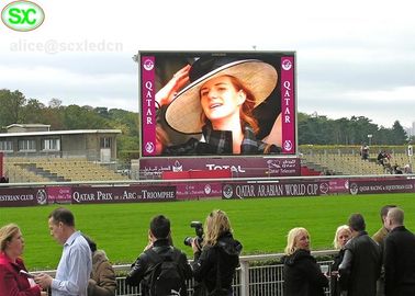 Outdoor Qatar P6 LED Stadium Advertising Boards High Color Uniformity Safe Maintenance