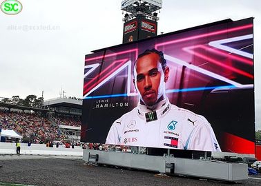 Race Track Live Show P10 Stadium LED Display 10000 Pixel Per SQM Pixel Density