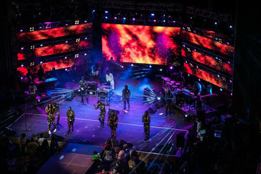 Giant Baseball Stadium Stage P6 Outdoor Full Color LED Rental Screen SMD2727 Type