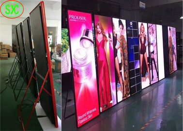 High Definition LED Illuminated Poster Displays P3 Full Color Kinglight LED Lamp