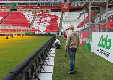Sports Stadium Perimeter LED Display Screen Outdoor P8 Full Color Waterproof