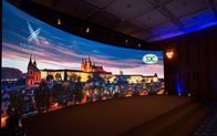 High Definition Curved Advertising Led Screens , Indoor Full Color Led Panel Easy Maintain