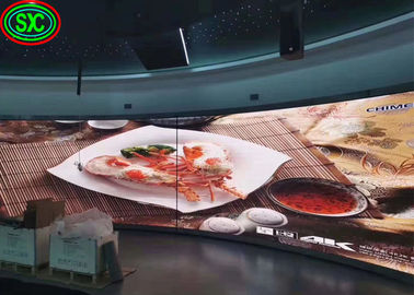 Easy To Install LED Background Screen Rental, LED Stage Curtain Screen P3.91