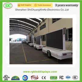 High Definition P6 Mobile LED Screen Rental , Advertising Outdoor Mobile LED Screen