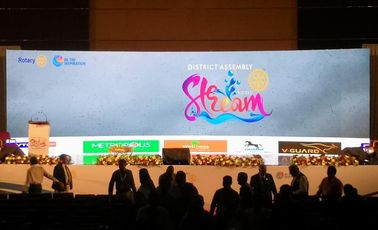 1500cd Brightness LED Stage Screen Rental P3.91 / P4.81 1R1G1B Encapsulation Type