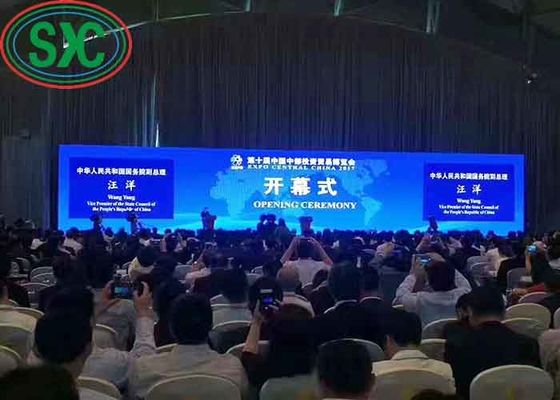 Full Color Outdoor LED Rental Screen , 6mm Pixel Pitch Transparent Video Display