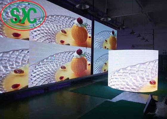 Full Color Outdoor LED Rental Screen , 6mm Pixel Pitch Transparent Video Display