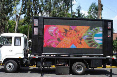 Mobile Mounted LED Video Display Panels , P6 LED Mobile Billboard RGB 3 In 1