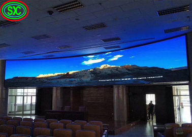 Giant Video RGB LED Display P2 P2.5 P3 P3.91 Indoor Advertising Curved Cabinet