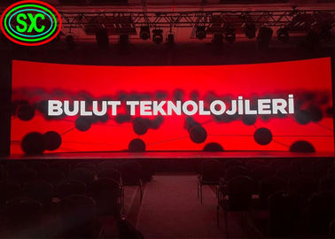 Indoor/Outdoor Advertising Curved LED Display Screen IP34 3.91mm Pixel Pitch