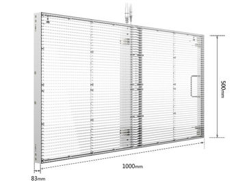 Wafer Chip Transparent LED Panel High Visibility Iron/Steel Cabinet