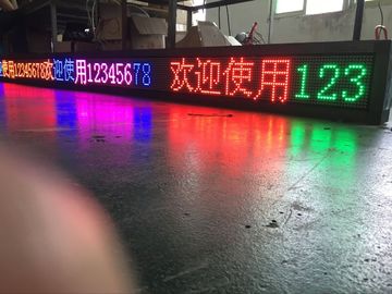 Waterproof Led Advertising Display Screen P10 Single Red Color 3 Years Warranty