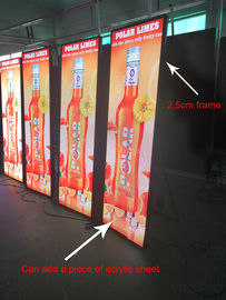 High Brightness P3 Portable Led Advertising Board , RGB SMD 2121 Led Mirror Poster