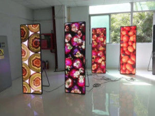 High Brightness P3 Portable Led Advertising Board , RGB SMD 2121 Led Mirror Poster