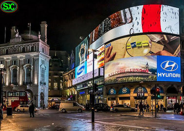 Large Outdoor Full Color LED Display Waterproof Quick Read 3 Years Warranty