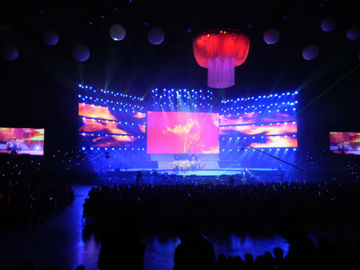 P3.91 RGB Rental LED Display Small Pixel Modules 6MM Thickness 500x500mm Cabinet