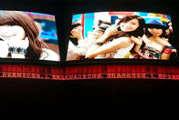 Advertising Flexible LED Screen Full Color 8mm Pixels Curved Steel Cabinet