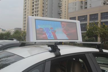 P7.62 Wireless Transmission Led Car Screen With 8 Words , High Brightness