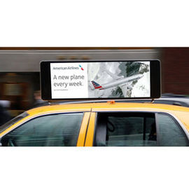 Outdoor Car LED Sign Display With Screen Resolution 192*64dot And Configurations 1R1G1B