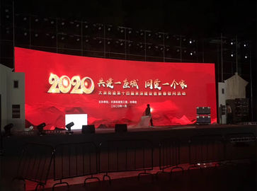 High Definition Waterproof P6 LED Rental Screen , 8000 CD / Square Meter Digital Advertising Display