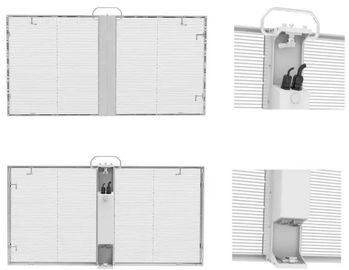 Rental Installation Screen Large Viewing Angle P3.91 P4.81 2500 Nits Transparent LED Screen