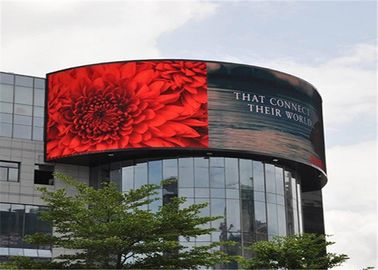 Signboard Wall Video Advertising Led Display Screen Outdoor P4 3 Years Warranty