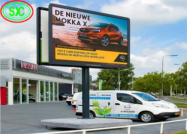 Large Outdoor P10 Full Color Advertising LED Screen Video Display IP67 Waterproof Cabinet