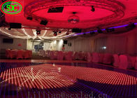 160000dots/sq Brightness P3 Light Up Dance Floor Rental Less Power Waste For Concert