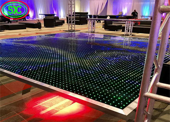 SMD3535 Indoor Full Color LED Dance Floor Panel 4.81mm Pixel IP65 Waterproof