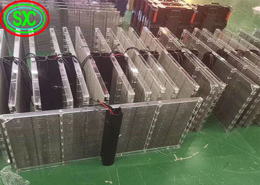 Light Weight Transparent Led Video Wall Mesh Billboard Glass Display waterproof transparent led video wall