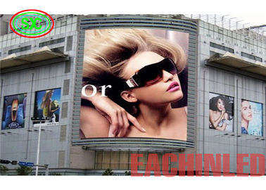 Waterproof Outdoor Advertising Led Display P6 27778 Dots / Sqm Pixel Density