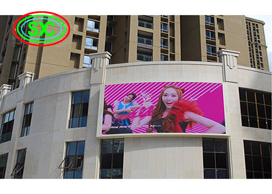 Outdoor P6 full color LED Display Screen 6mm Pixel Pitch IP65 Waterproof