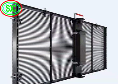 Light Weight Aluminumn Frame SMD1921 Transparent LED Screen transparent led curtain display