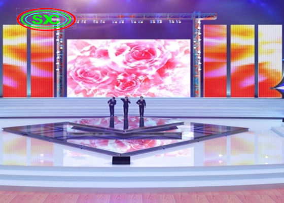 P2.604 Indoor Full Color Rental LED Screen 500x500mm 1000nits Brightness