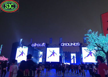 Waterproof Die Cast Aluminum HD 6mm Pixel Pitch Stage LED Screen Concert Event Backdrop