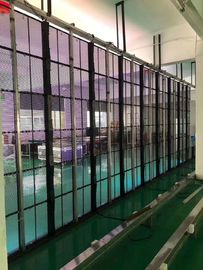 Nationstar Kinglight LED Lamp P3.91-7.82 Full Color Waterproof Mesh Transparent LED Glass Wall for Indoor and Outdoor