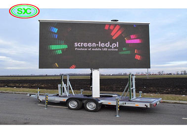 Outdoor Car LED Sign Display With Screen Resolution 192*64dot And Configurations 1R1G1B