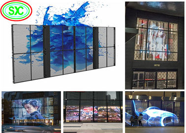 Rental Installation Screen Large Viewing Angle P3.91 P4.81 2500 Nits Transparent LED Screen