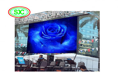 Full color outdoor stage screen P 4.81 LED display 43222 dot pixel density