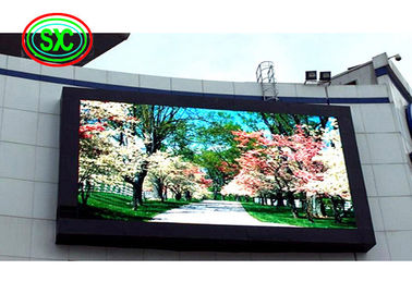 HD outdoor P6 LED panel/ LED screen iron steel panel 960*960 mm mounted on the wall