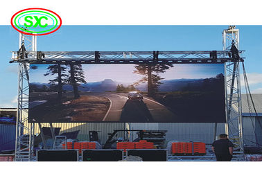 High Brightness Outdoor Led Screen Rental 1/8S Mode Driving for advertising