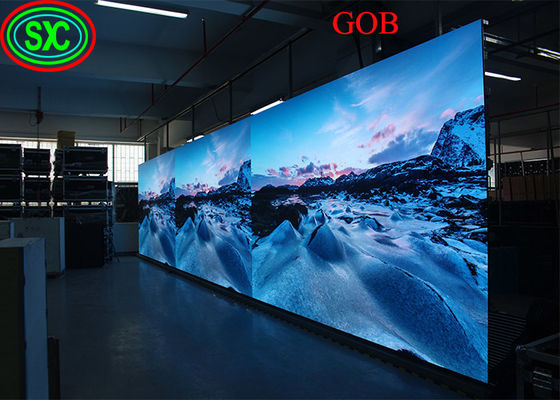 P3.91 HD Full Color RGBLED Die-Casting Aluminum Screen High Refresh Rate 500*1000MM Cabinet