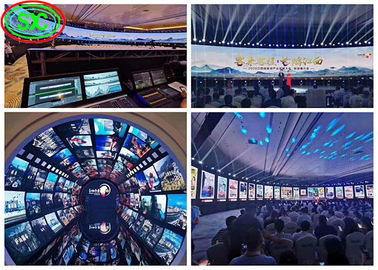 SMD1921 P3.91 Outdoor Rental LED Screen Curved 4000nits