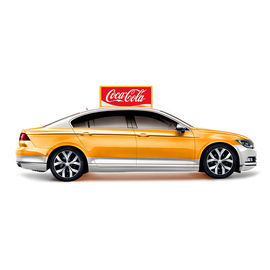 Double Side P5 Advertising LED Display Car Roof Sign Taxi Top Led Display